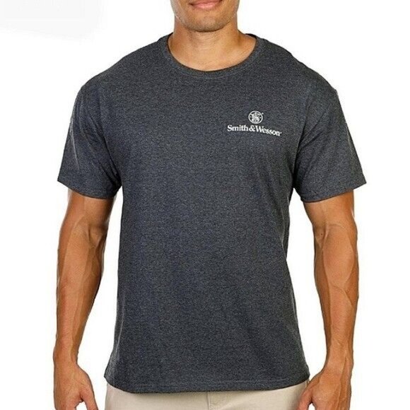 Smith & Wesson Grey Quality Firearms Made in the U.S. Graphic Print Tee Medium - Picture 3 of 4